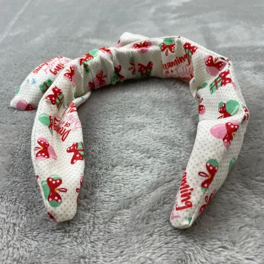 Disney Christmas Top Knot Headband Adult Size